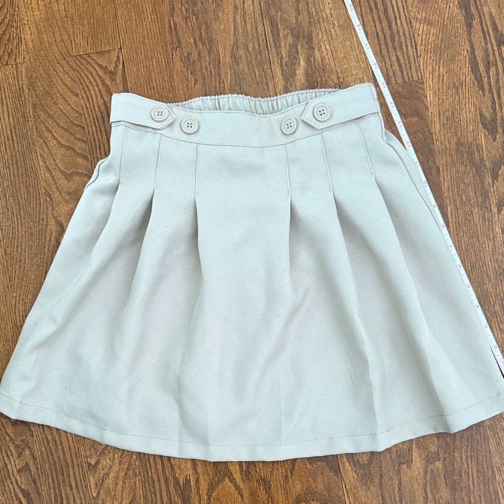 Izod Kids khaki Pleated Skirt